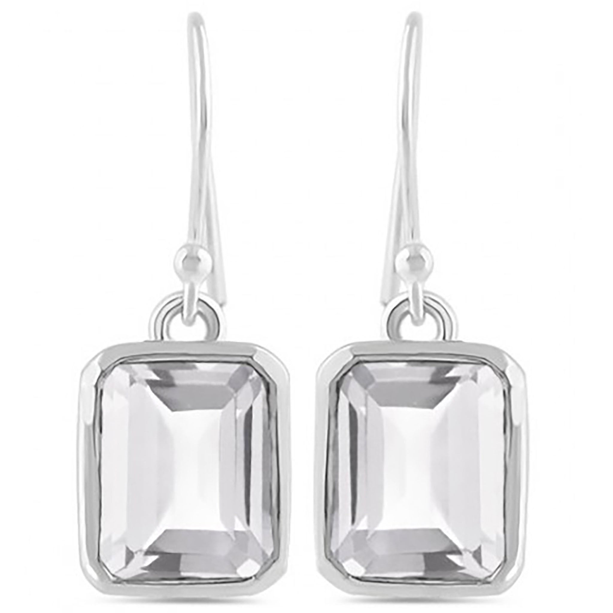Crystal Topaz Stone Earrings