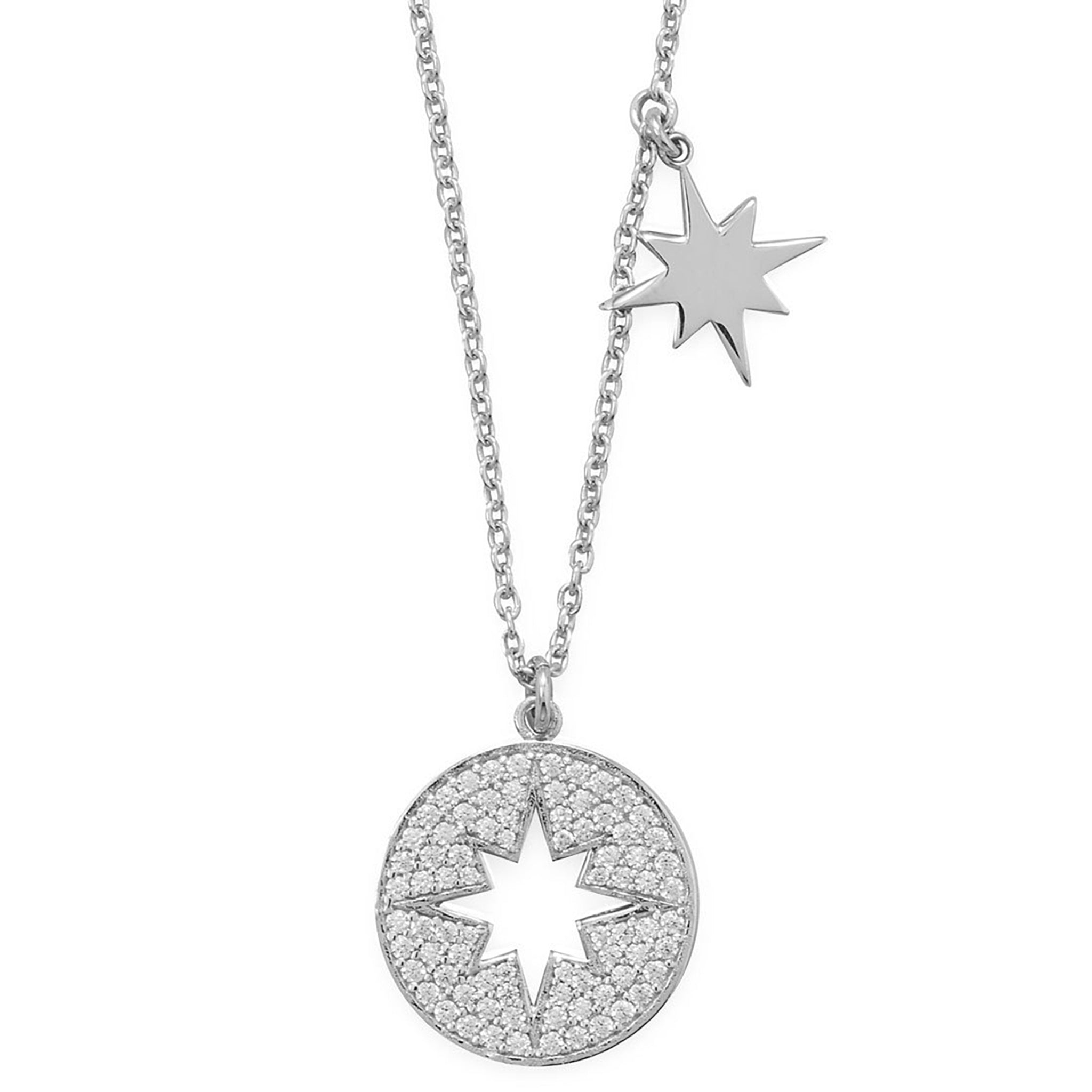 Cut Out Starburst Necklace