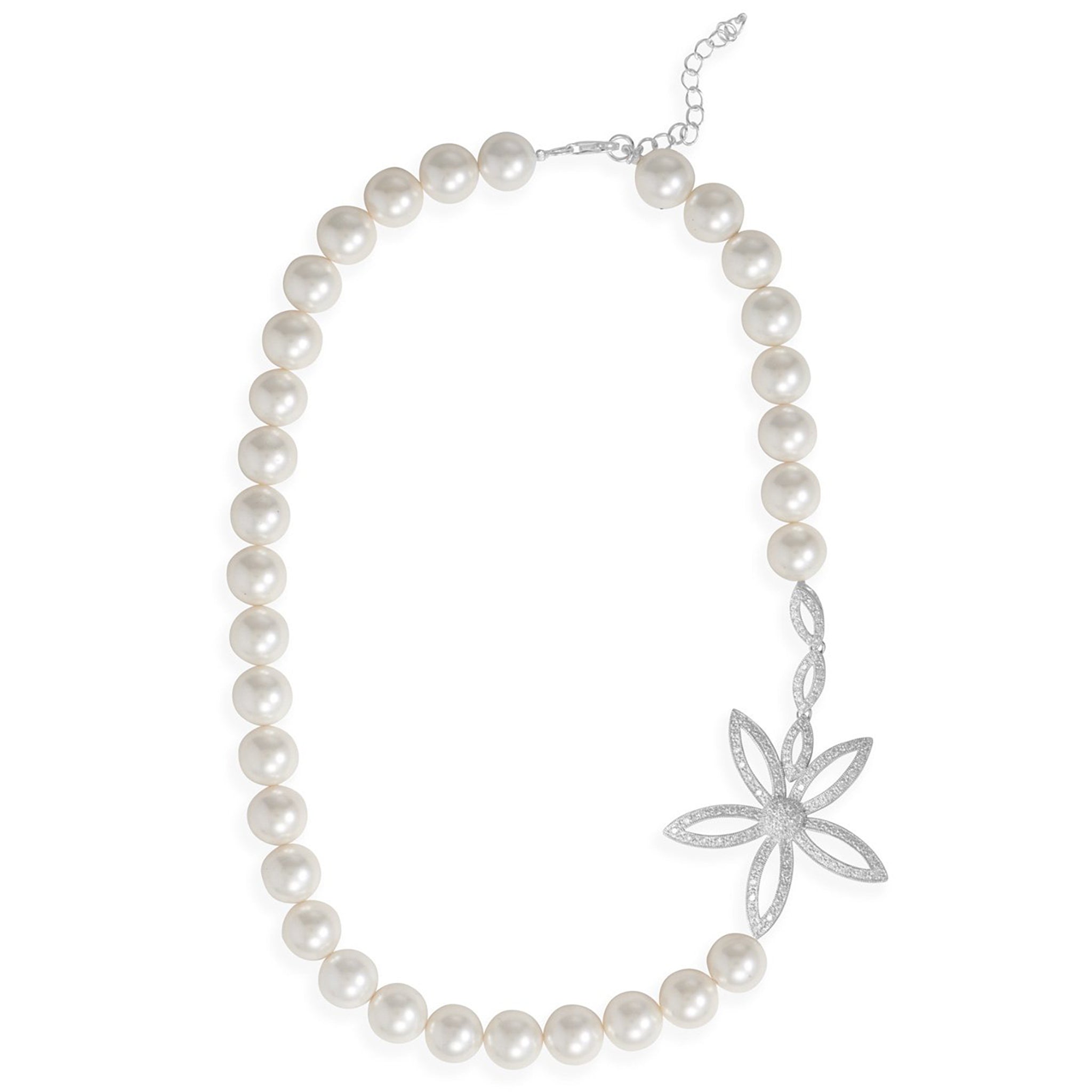 Mother of Pearl Daisy Necklace