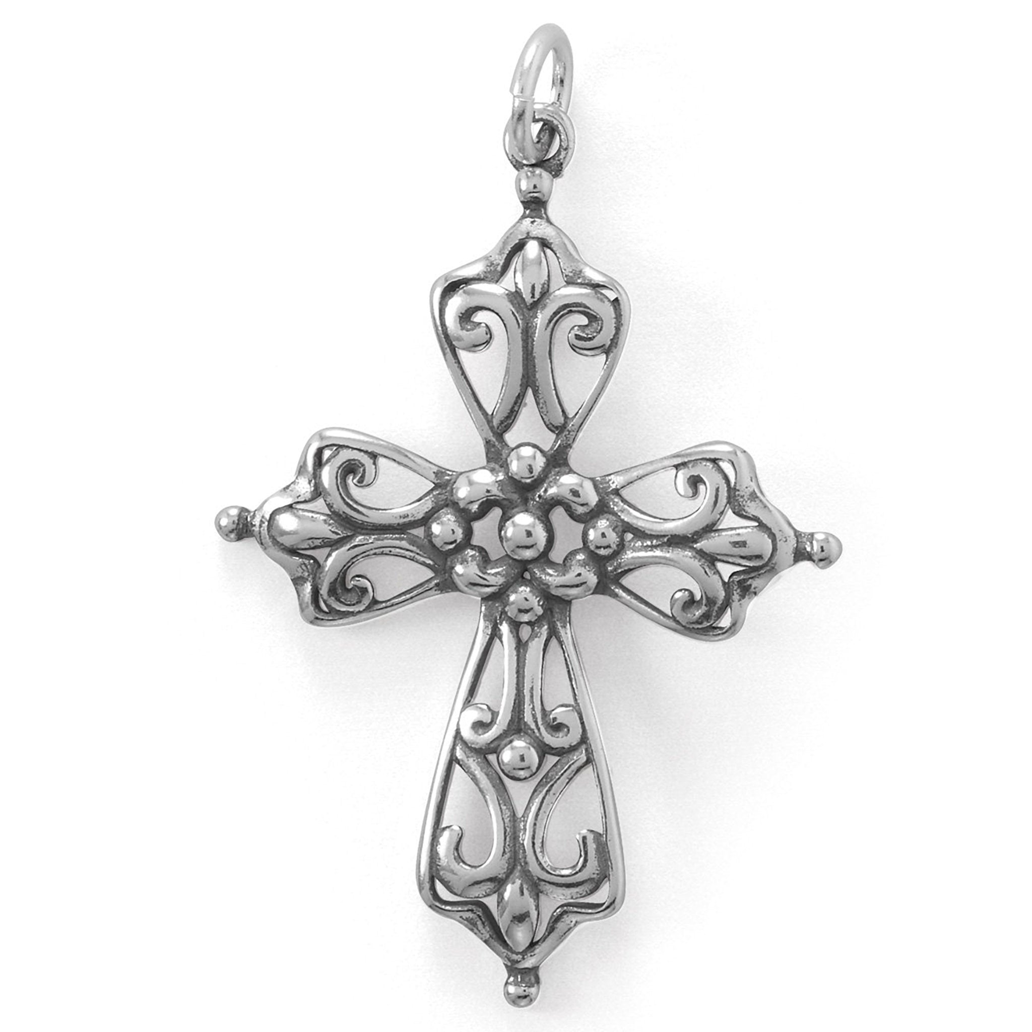 Ornate Design Cross Pendant