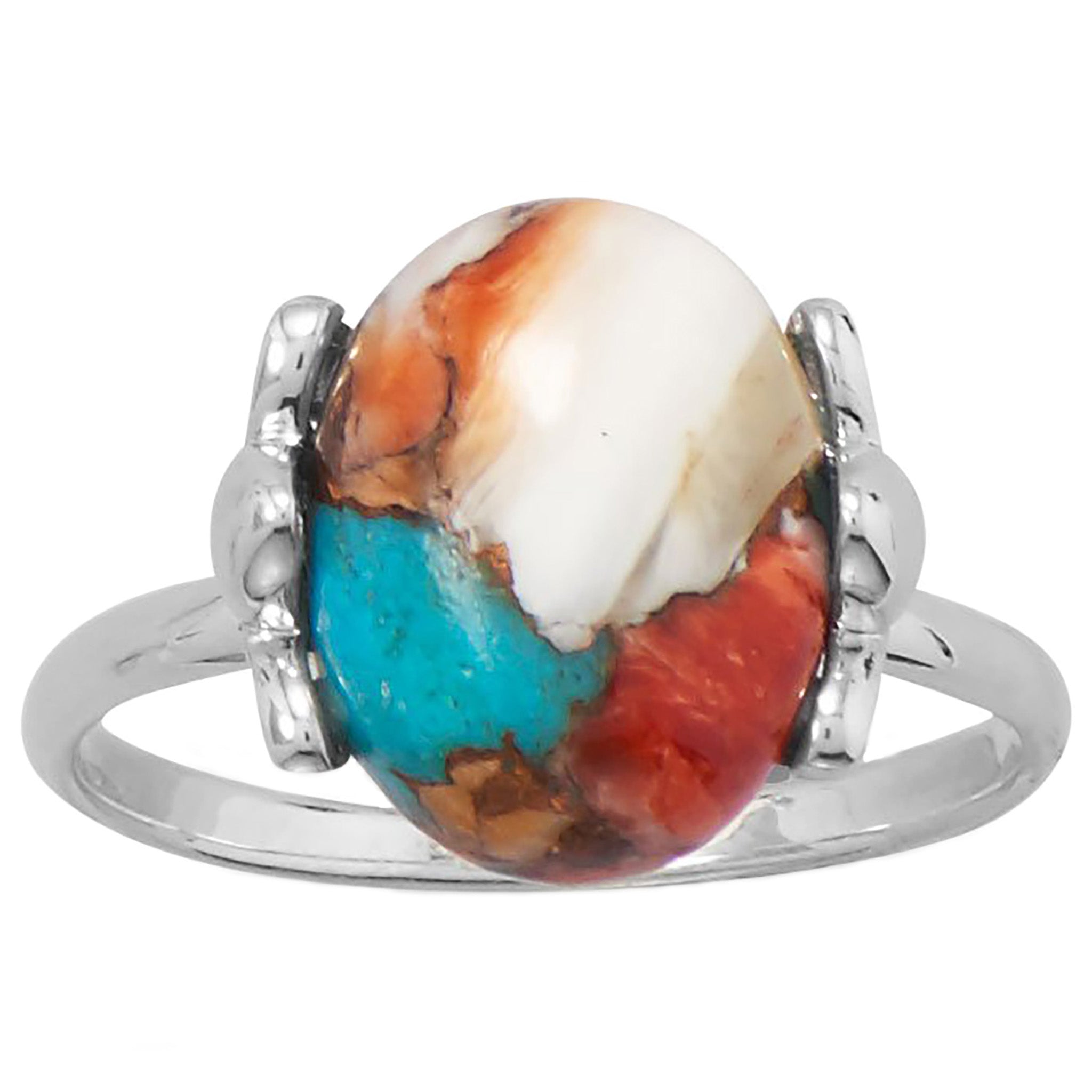 Spiny Oyster Turquoise Ring