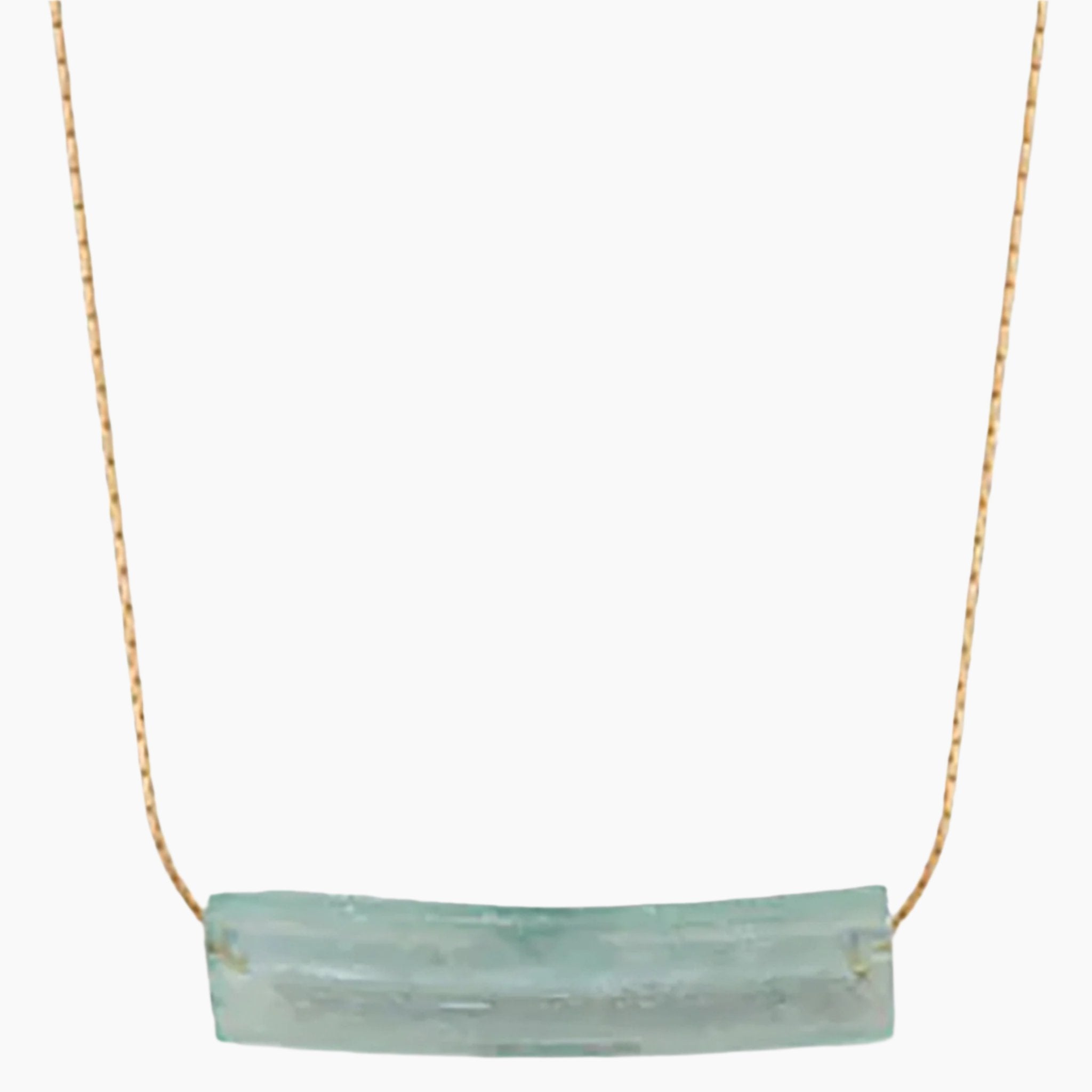 Roman Glass Bar Necklace Blog