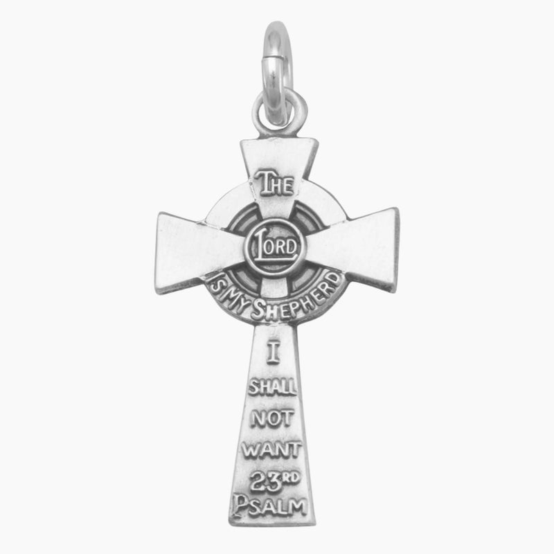 23rd Psalm Cross Charm