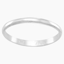 2mm Rounded Wedding Band Ring