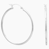 2mm x 40mm Hoop Earrings