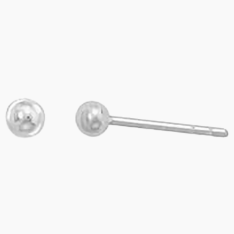 3mm Ball Stud Earrings