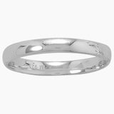 3mm Plain Silver Band Ring
