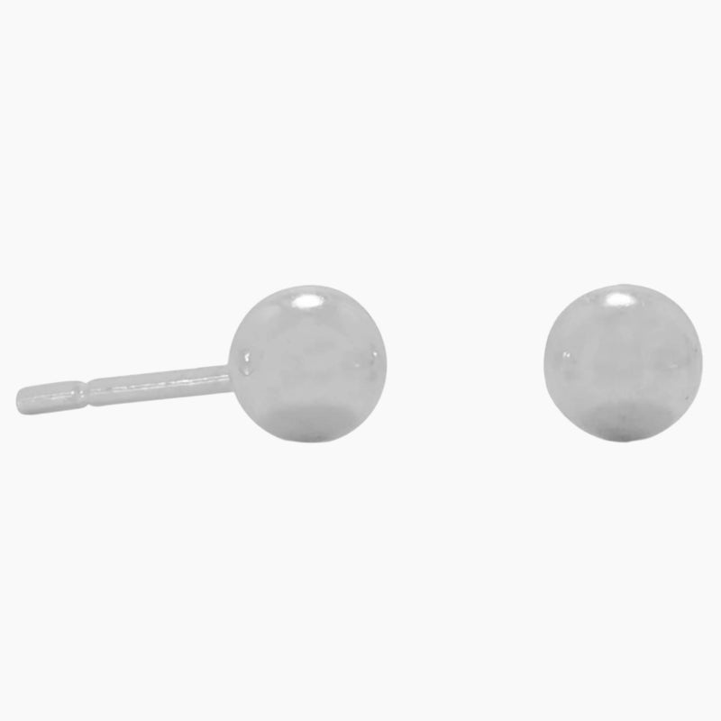 4mm Ball Stud Earrings