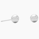 5mm Ball Silver Stud Earrings