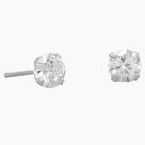 5mm Cubic Zirconia Stud Earrings