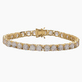 6mm Zirconia Gold Tennis Bracelet