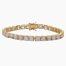 6mm Zirconia Gold Tennis Bracelet