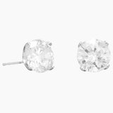 8mm Zirconia Stud Earrings