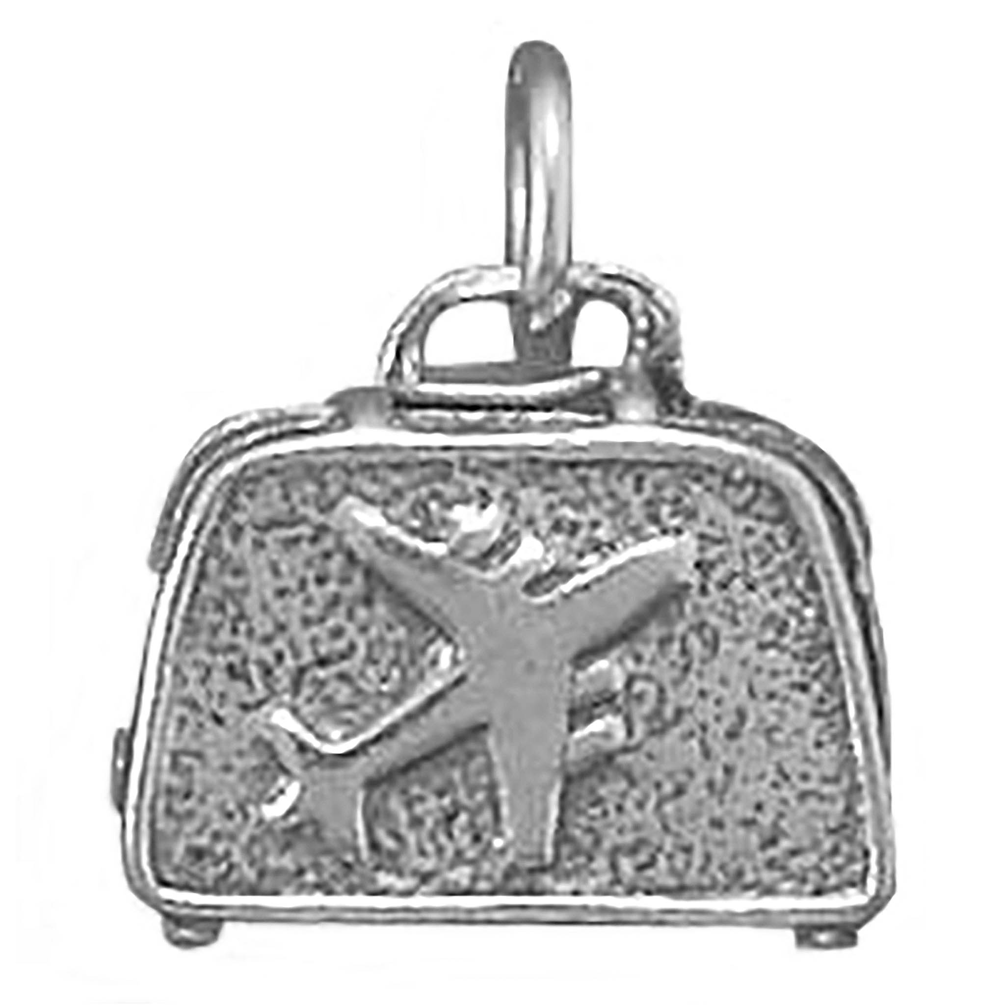 Airplane Suitcase Charm