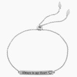 Always in my Heart Bolo Bracelet