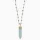 Amazonite Gold Necklace