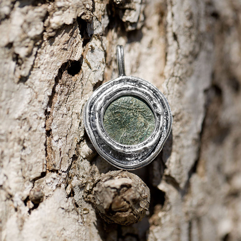 Ancient Roman Coin Pendant Example