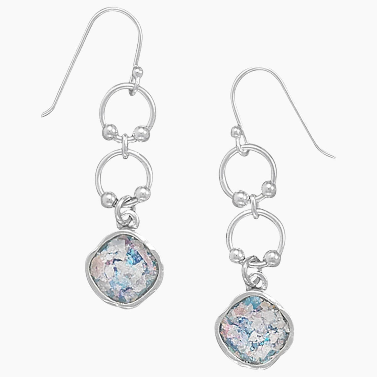 Ancient Roman Glass Drop Earrings
