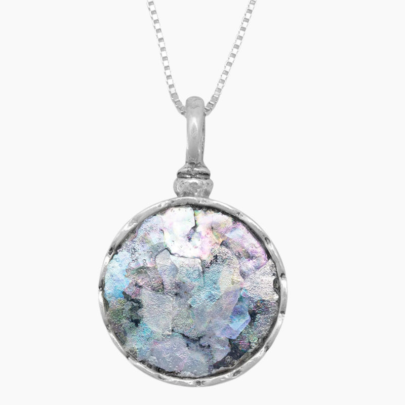 Ancient Roman Glass Pendant Necklace
