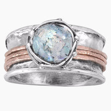 Ancient Roman Glass Spin Ring