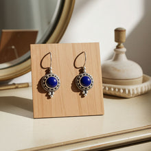 Bali Design Lapis Earrings on Earring Card Design
