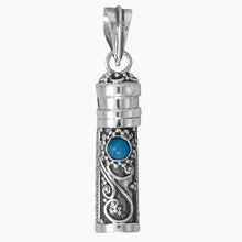 Bali Design Turquoise Keepsake Pendant