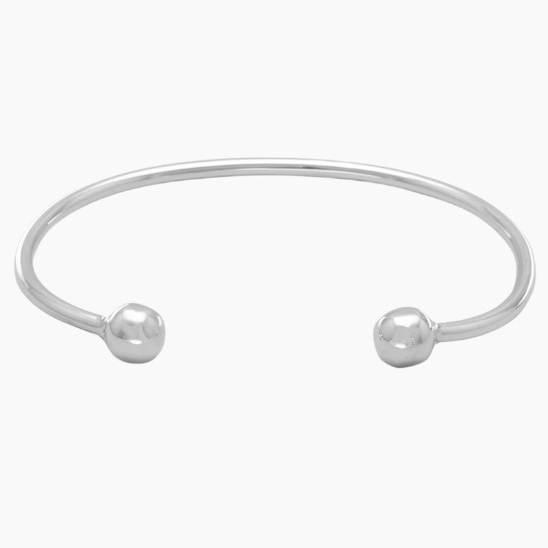 Ball End Cuff Bracelet