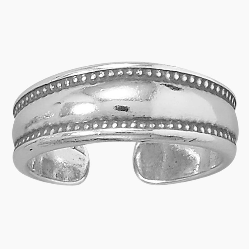 Bead Edge Toe Ring