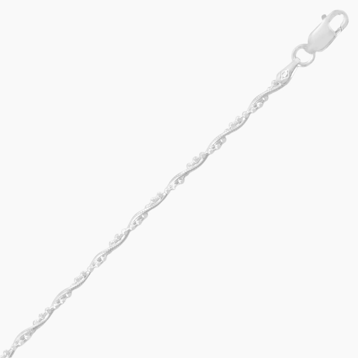 Bead Twist Snake Chain Bracelet