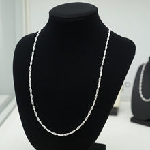Bead Twist Snake Chain - 2mm on Bust