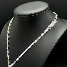 Bead Twist Snake Chain - 2mm Clasp View