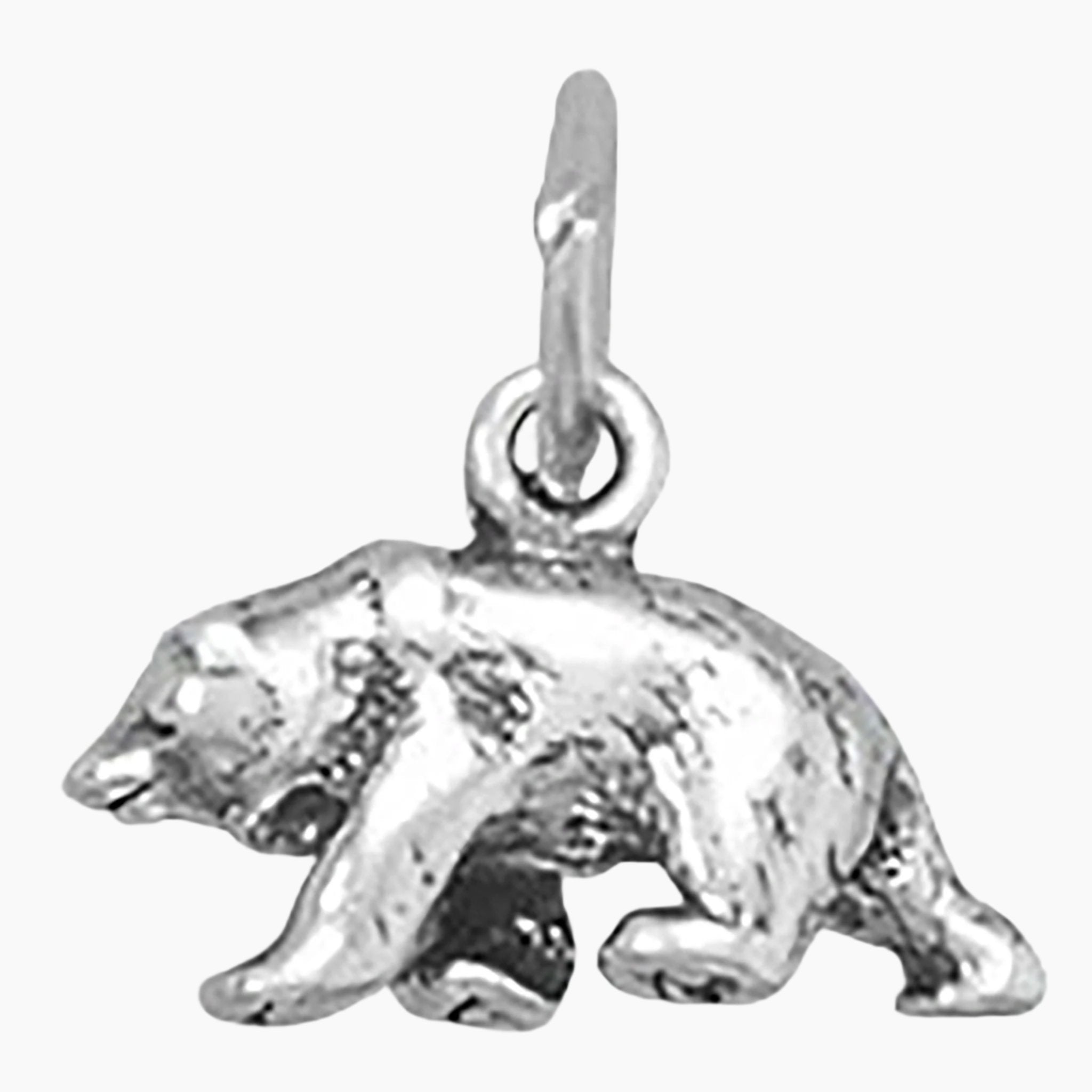 Bear Design Charm Reverse View