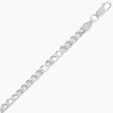 Beveled Curb Chain Bracelet - 4.4mm