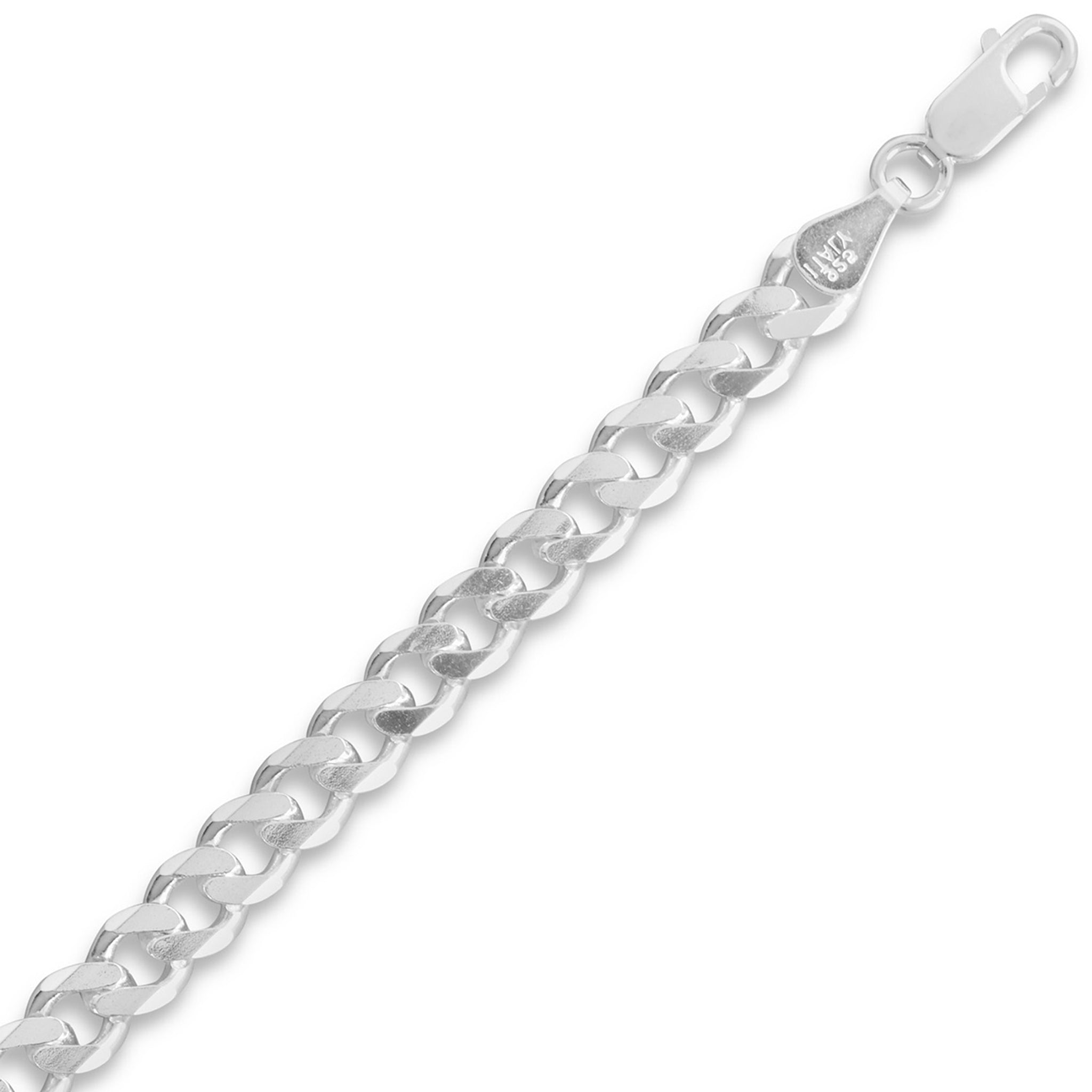 Beveled Curb Chain Bracelet - 5.7mm