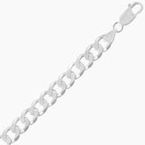 Beveled Curb Chain Bracelet - 6.6mm