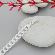 Beveled Curb Chain Bracelet - 8.3mm Example