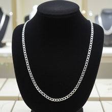 Beveled Curb Chain - 4.4mm on Bust