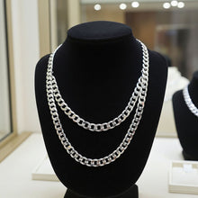 Beveled Curb Chain - 8.3mm on Bust Layered