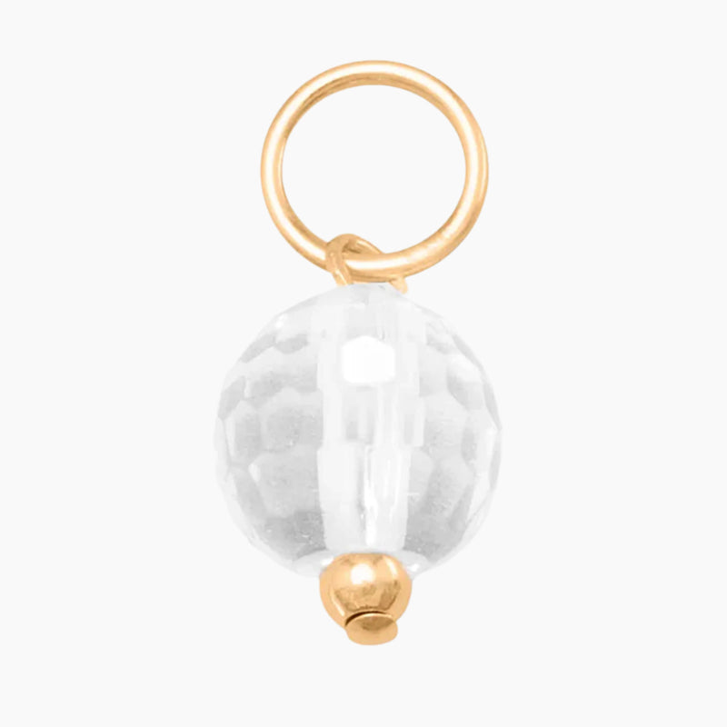 Birthstone Gem Drop Charm April