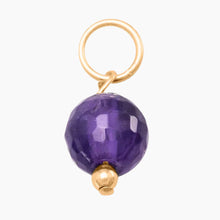 Birthstone Gem Drop Charm February