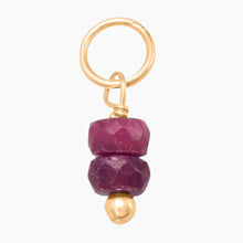 Birthstone Gem Drop Charm July