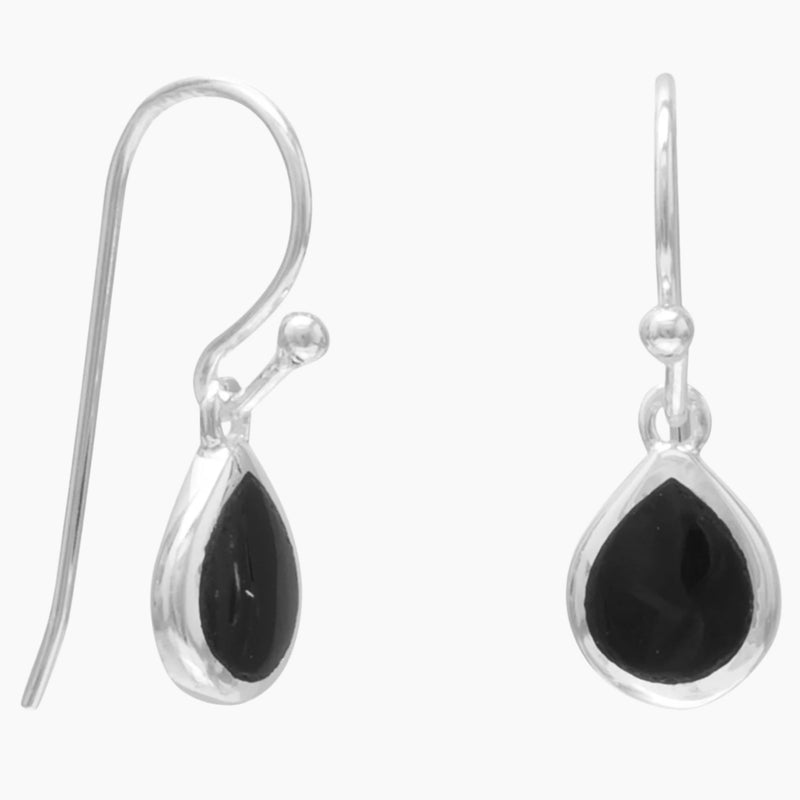 Black Onyx Drop Earrings