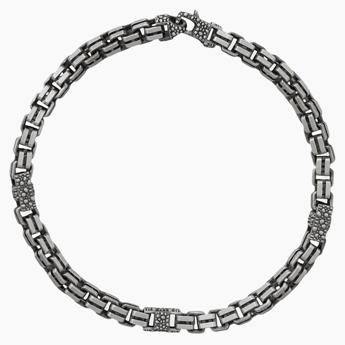Black Ruthenium Box Chain Bracelet
