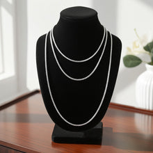 Box Chain - 0.7mm Layered on Bust