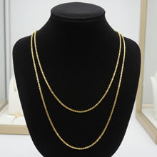 Box Chain Gold - 1.5mm Layered on Bust