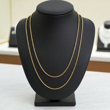 Box Chain Gold - 1mm Layered on Bust