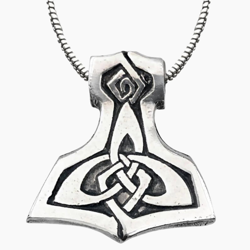 Brigids Celtic Hammer Pendant Necklace