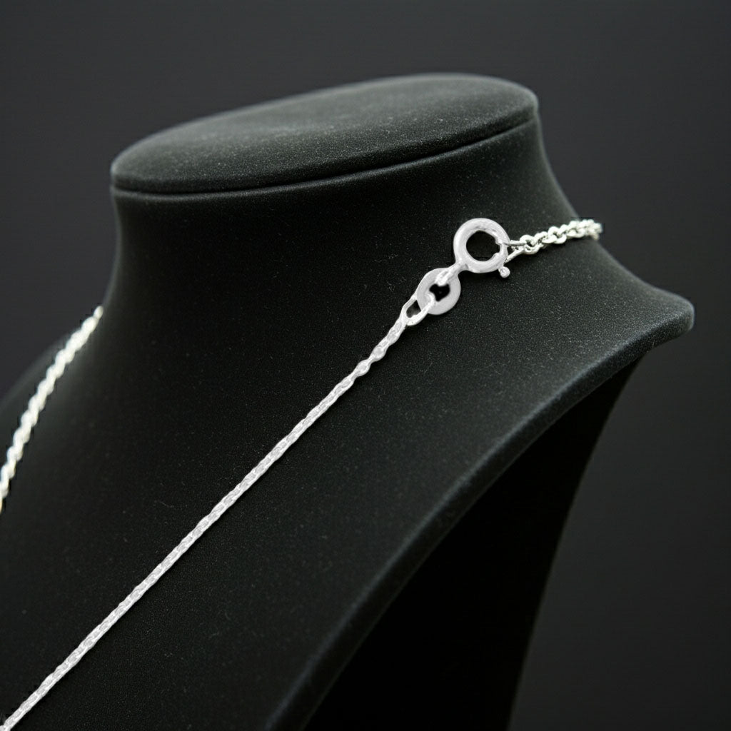 Cable Chain - 1.2mm Clasp View