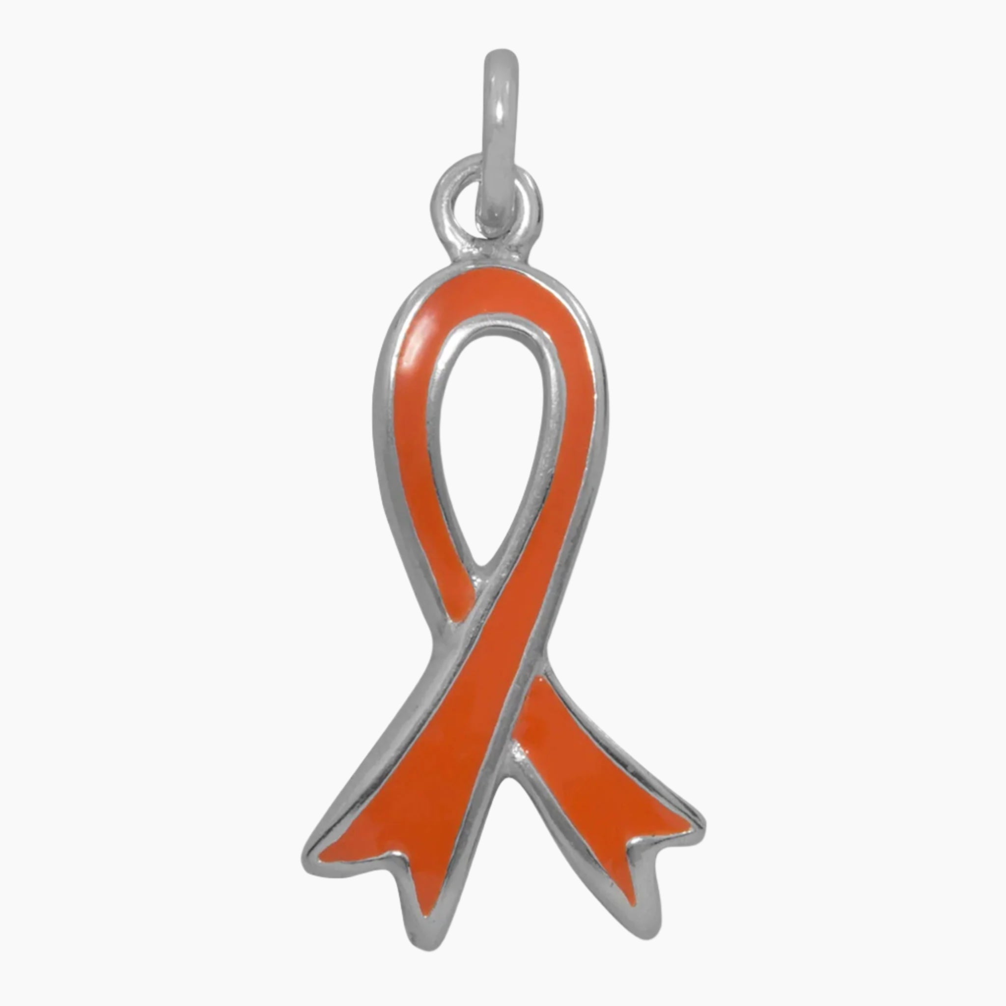 Cancer Awareness Orange Ribbon Charm