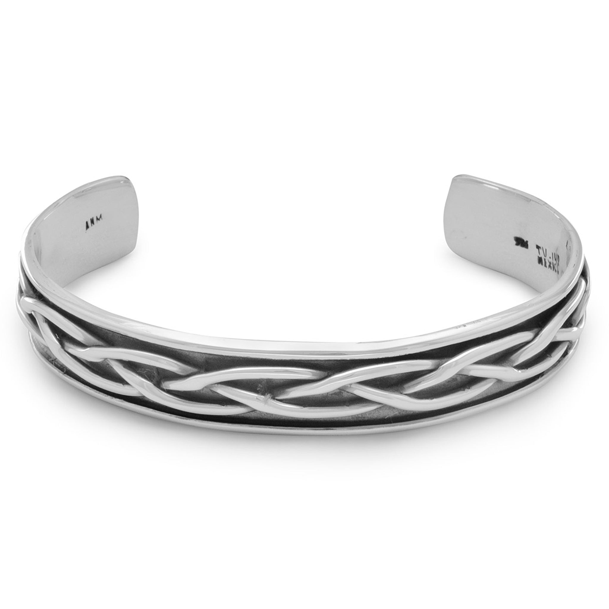 Celtic Braided Knot Cuff Bracelet
